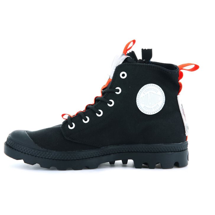 Palladium Pampa Hi Ticket To Earth Laarzen Dames Zwart | NL 79CKFGA